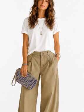 JEROME DREYFUSS Tie Dye Leather Snap Clutch Purple/Gray NWT $305